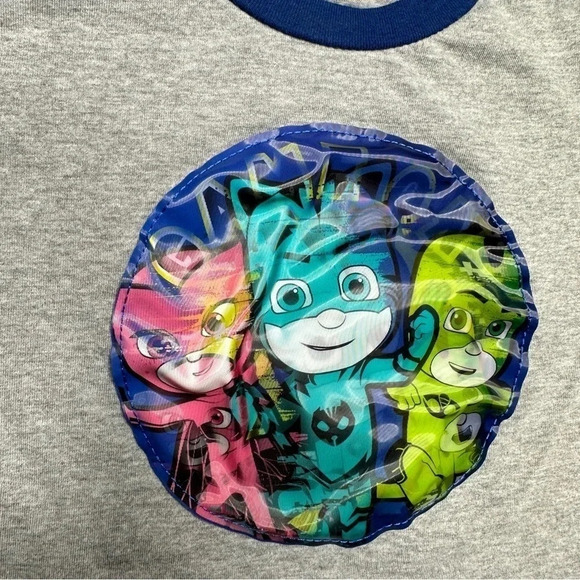 Children’s Apparel  Network PJ Masks T-Shirt Changing Graphic Grey & Blue Sz 5T - Picture 7 of 16